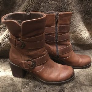 b.o.c Leather Midi Boots